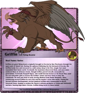 Beast-Man's Griffins' Profile.