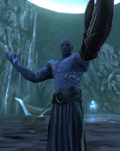 Gar in the water node