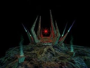 The teleporter entrance to the Nihilanth's chamber.