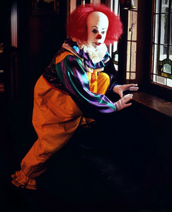 It in the form of Pennywise the Dancing Clown.