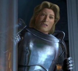 Charming's evil stare.