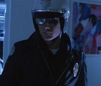 The T-1000 as a motorcycle cop.