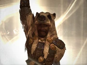 Leader of the Vikings, when alive.