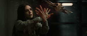 Scarlet Witch in the post-credit scene of Captain America: The Winter Soldier.