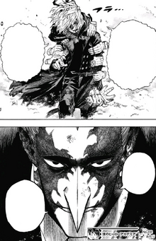 Tomura Shigaraki and Re-Destro face off