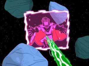 Vlad blocks Danny's attacks with his shield.