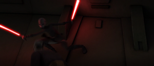 Without his lightsaber, all Dooku could do was dodge and evade.