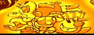 Burt the Bashful's cameo in the intro of Yoshi's Island DS.