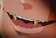 Crazy Mash's evil grin.