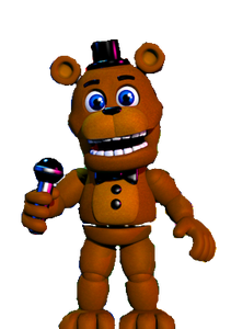 Freddy in FNAF World (as a hero).