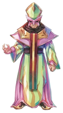 Artwork of the Masked Mage in the remake.