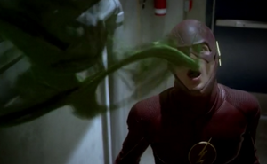 Nimbus attempts to choke Barry