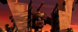 Chakal raises an entrance.