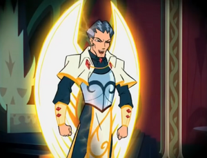 Lord Darkar disguised as Avalon.