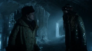 Penguin and Ivy are in Fries' hideout.