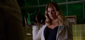 Ingrid receives her costume.