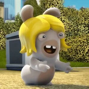 A female Rabbid