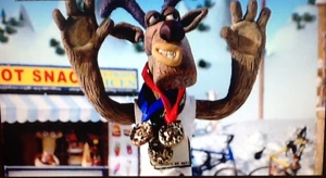 Blitzen with his medals