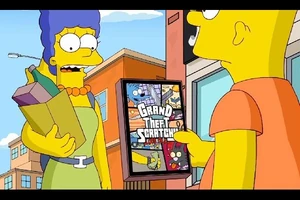 Simp4 new--screenshot large.jpg (55 KB) Bart buying Grand Theft Scratchy.
