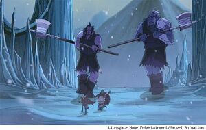 Frost Giants in Thor: The Tales of Asgard.