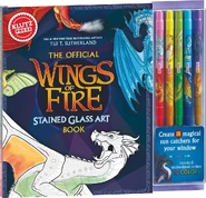 12291918.jpg (274 KB) Queen Scarlet on the cover of the Official Wings of Fire Stained Glass Art Book