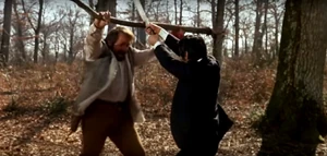 Elfego fight against O'Bannion.