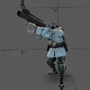 Giant Rapid Fire Soldier