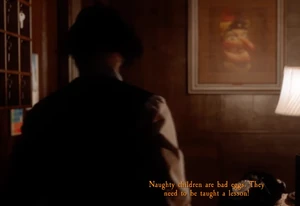 Jimmy's alter-ego talking to him.
