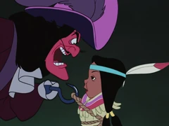 "THIS IS YOUR LAST CHANCE, TIGER LILY!!!". -Captain Hook's frustrated breakdown.
