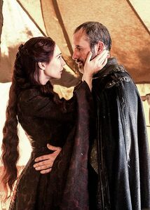 With Melisandre.