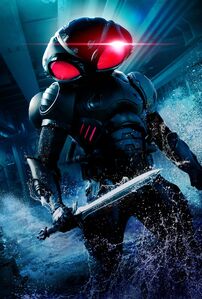 Aquaman Black Manta Character Textless Poster