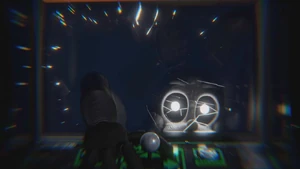 BlackrabbitScare.jpg (88 KB) Blackrabbit's jumpscare in POPGOES Arcade.