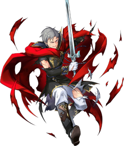Kempf's damaged portrait in Fire Emblem Heroes.