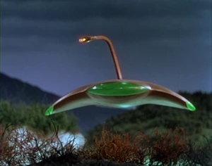 A Martian flying-saucer.
