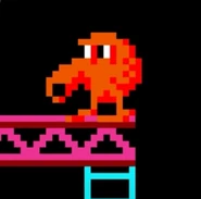 Q*bert in Donkey Kong.