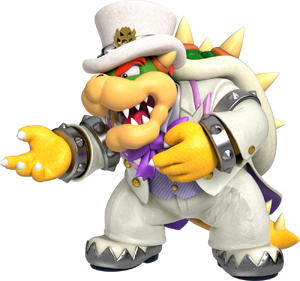 Bowser's artwork of Super Mario Odyssey