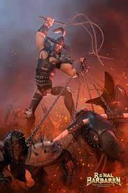 The General whipping his troops.