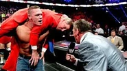 John Cena destroying John Laurinaitis before the latter gets fired by Vince McMahon.