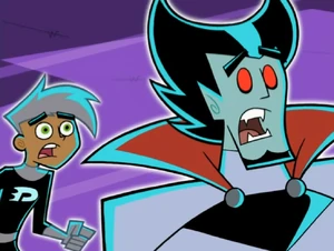 Danny and Vlad nervous at the sight of Pariah Dark.