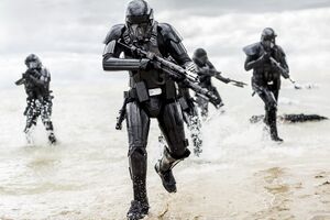 Death Troopers in action on Scarif.