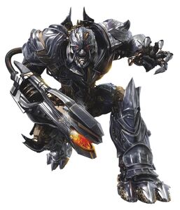 Control art of Megatron for The Last Knight.
