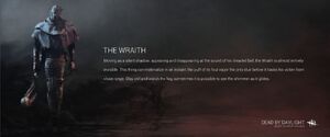 The Wraith's profile info.