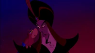 Jafar and Iago confused when the Cave of Wonders says it will only allow a "diamond in the rough" to enter.