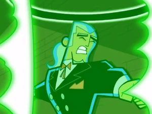 Danny's Ghostly Wail proves too much for Vlad that it forces him to change back into Vlad Masters.