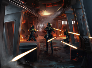 Artwork of Death Troopers.