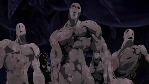 A separated Melzargard in the anime.