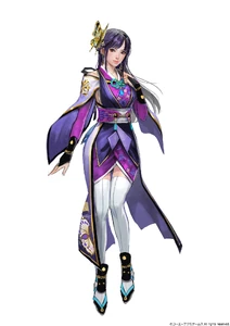 Nō Concept Art (SW5).png (950 KB) No's concept art in Samurai Warriors 5.