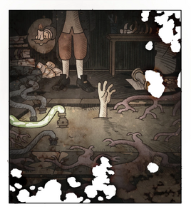 Philip creates Grimwalkers from his brother's corpse.