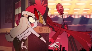 Alastor meets Charlie.