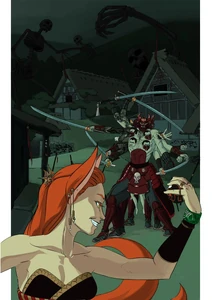 SCP-2863 in the background with SCP-2478 and SCP-2953.